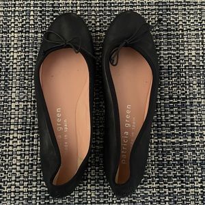 Patricia Green Navy Blue Ballet Flats 38